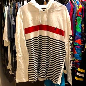Nautica t-shirt style hoodie